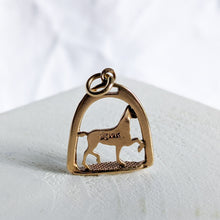 Load image into Gallery viewer, 10K Rose Gold Horse Charm
