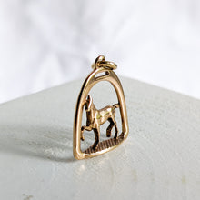 Load image into Gallery viewer, 10K Rose Gold Horse Charm
