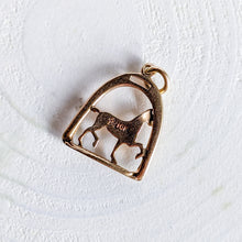 Load image into Gallery viewer, 10K Rose Gold Horse Charm
