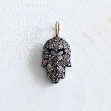 Load image into Gallery viewer, Diamond Hamsa Charm Pendant
