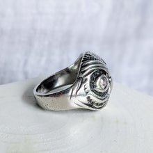 Load image into Gallery viewer, Circa Early 20th Century Silver Owl Ring
