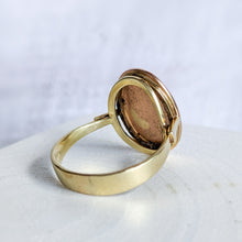 Load image into Gallery viewer, 14K Yellow and Rose Gold Lady Cameo Ring US 9.25 / UK S
