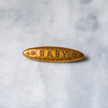 Load image into Gallery viewer, Victorian 9K Yellow and Rose Gold Baby Bar Brooch Pin
