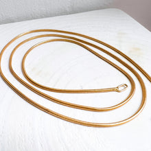 Load image into Gallery viewer, 15.75 inch 14K Yellow Gold Snake Chain
