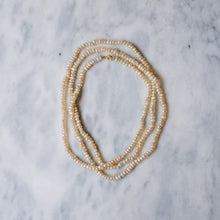 Load image into Gallery viewer, 31.5&quot; Cultured Freshwater Pearl Necklace with 18K Yellow Gold Spring Ring Clasp
