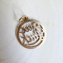 Load image into Gallery viewer, 18K Yellow Gold Good Luck Charm Pendant
