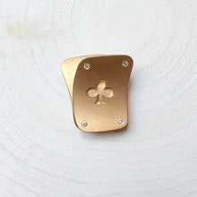 Load image into Gallery viewer, 18K Yellow Gold Diamond Ace of Clubs Pendant
