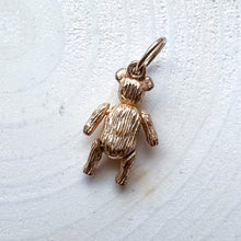 Load image into Gallery viewer, Vintage 9K Yellow Gold Articulated Bear Charm
