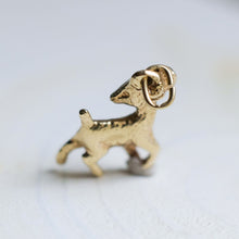 Load image into Gallery viewer, Vintage 14K Yellow Gold Aries Charm
