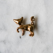 Load image into Gallery viewer, 9K Rose Gold Grinning Cat Charm

