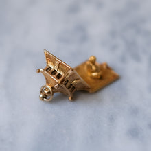 Load image into Gallery viewer, 9K Yellow Gold Articulated Temple Charm
