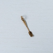 Load image into Gallery viewer, 9K Yellow Gold Fork Charm
